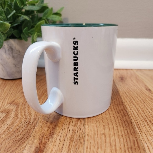 Starbucks Classic White And Green Mermaid Logo 2012 558Ml Ceramic Mug - Picture 6 of 7